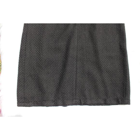 Steilmann Vintage Size 6 Wool Pleated Black Pencil Skirt Made in West Germany - Picture 8 of 9